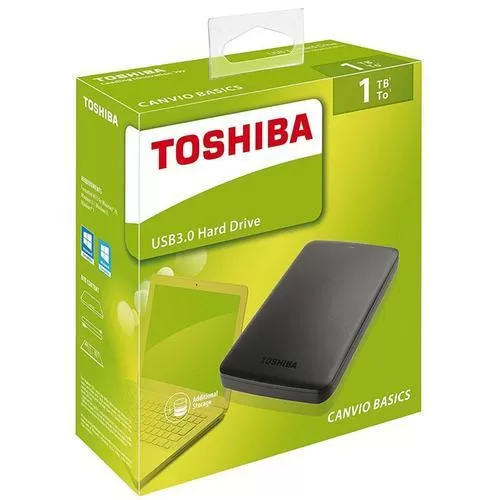 NEW TOSHIBA Canvio Basics 1TB Portable External Hard drive USB 3.0